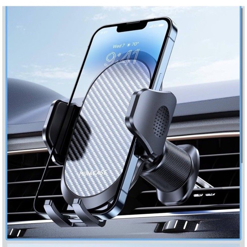 Phone Holder Metal Hook Clip Air Vent Universal Garmin GPS Fit iPhone Android